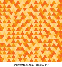 summer gradient orange triangle pattern background (vector)