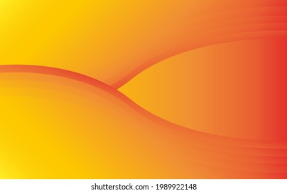 Summer , gradient orange in waveforms (Abstract background)