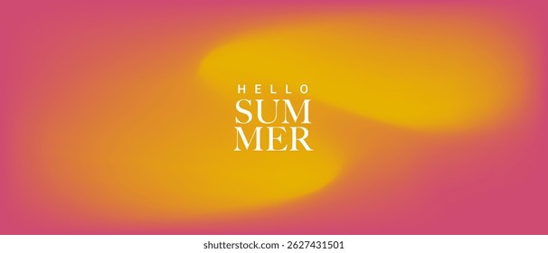 Summer gradient Pattern Liquid. Modern abstract art design for sales, poster, header, cover, social media, fashion ads. Vector horizontal background