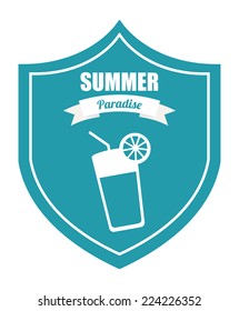 summer graphic design , vector illustration