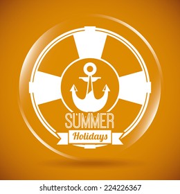 summer graphic design , vector illustration