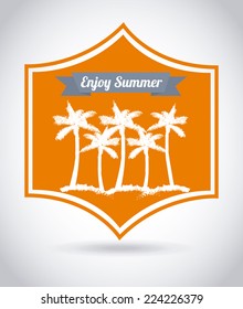 summer graphic design , vector illustration