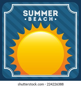 summer graphic design , vector illustration