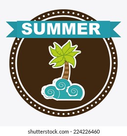 summer graphic design , vector illustration