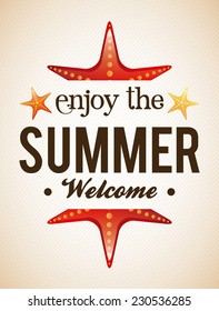 summer graphic design , vector illustration