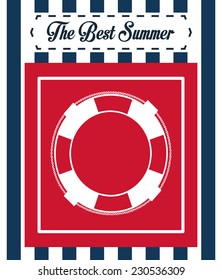 summer graphic design , vector illustration