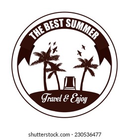summer graphic design , vector illustration