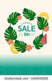 summer graphic / hand drawing