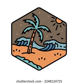 Summer graphic illustration vector art t-shirt design