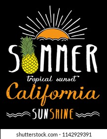summer graphic for t-shirt