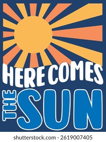 Summer graphics, Hello summer, surf's up' beach time, here comes the sun