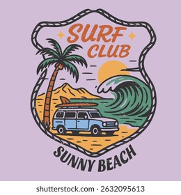 summer graphics print artwork. big waves t-shirt design. ride the waves slogan. men's graphic design. Hawaii beach vibes print design. beach tee for sea vibes, women's graphics. vintage t-shirt.  