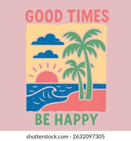 summer graphics print artwork. big waves t-shirt design. ride the waves slogan. men's graphic design. Hawaii beach vibes print design. beach tee for sea vibes, women's graphics. vintage t-shirt.  
