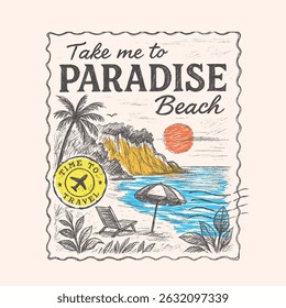 summer graphics print artwork. big waves t-shirt design. ride the waves slogan. men's graphic design. Hawaii beach vibes print design. beach tee for sea vibes, women's graphics. vintage t-shirt.  