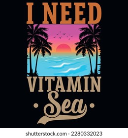 Summer graphics tshirt design vector design