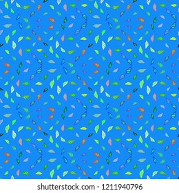 Summer great multicolor sea shell abstract seamless background.