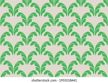 Summer. Green leaf. Seamless background. Graphics and design.