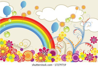 Summer greeting card