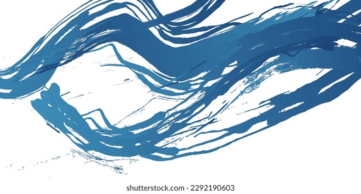 Fondo de patrón japonés de tarjeta de saludo de verano