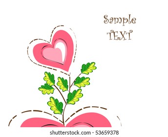 summer greeting card. vector