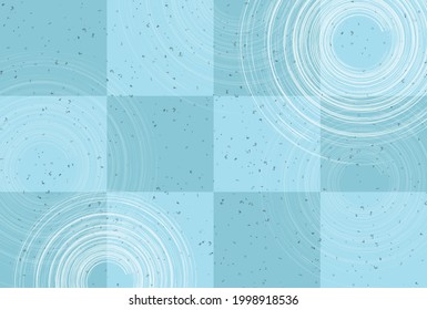 Summer greeting check ripple background 