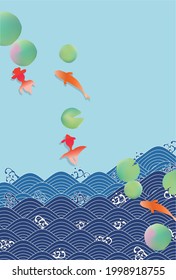 和柄 金魚 のイラスト素材 画像 ベクター画像 Shutterstock