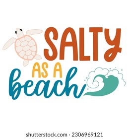 Summer Hand drawn motivation lettering phrase in modern calligraphy style. Inspiration slogan for print and poster design. Vector illustration