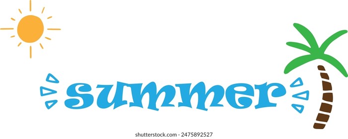 Summer handwritten seasonal quotes and phrases for cards, banners, posters, mug, notebooks, scrapbooking, pillow case and clothes design.
Vector Formats eps 10
