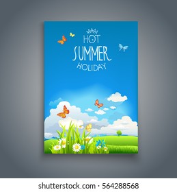 Summer happy template