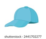 Summer hat collection vector. Cap, panama hat for women, men, sun protection.