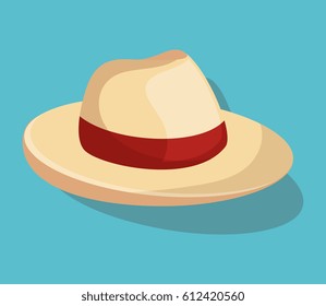 Summer Hat Fashion Isolated Icon