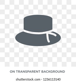 summer Hat icon. summer Hat design concept from Summer collection. Simple element vector illustration on transparent background.