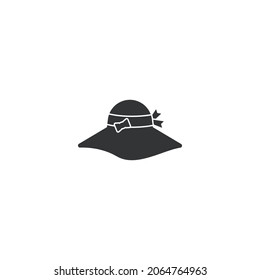 Summer hat icon design vector illustration