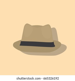 Summer hat icon, vector illustration design. Hats collection.