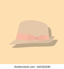 Summer hat icon, vector illustration design. Hats collection.