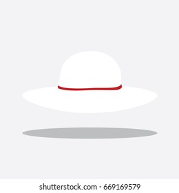 Summer hat icon, vector illustration design. Hats collection.