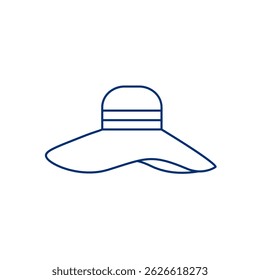 Summer Hat. Straw hat. Stylish headdress. Stylish straw hats. Woman's Summer hats and caps. Sunhat
