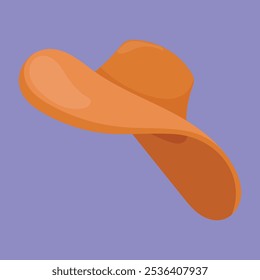 Icono de Vector de sombrero de verano. Icono de ilustración de sombrero de verano. Vector de sombreros de verano