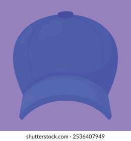 Summer Hat vector icon. summer sports cap illustration. sports headwear cap icon