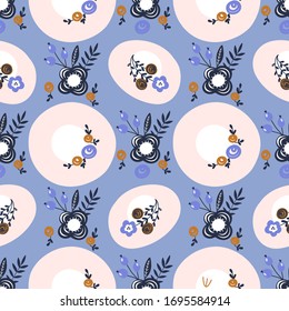 Summer hats hand drawn seamless vector fill. Cute childish drawing. Baby wrapping paper, textile, vector illustration 