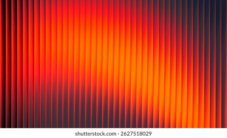 Summer heat glows through fractal glass. Vivid sunset gradient radiates warmth and energy. Bright summer sunset captured in glowing glass lines. Fractal glass design with sunset magic and golden light