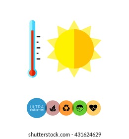 Summer Heat Vector Icon