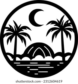Summer - High Quality Vector Logo - Vector illustration ideal for T-shirt graphic
