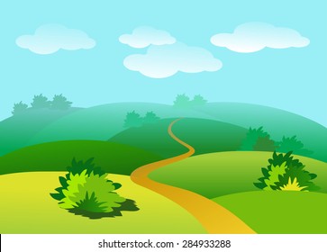 Summer hills