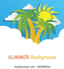 summer holiday. Abstract background