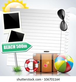 Summer holiday background