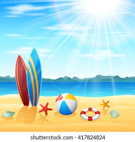 Fondo de vacaciones de verano
