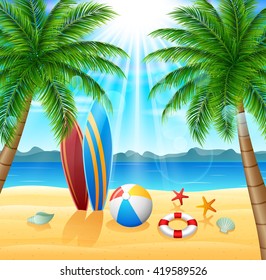 Fondo de vacaciones de verano