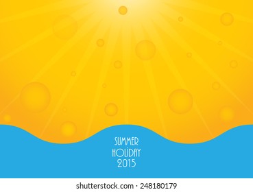 Summer holiday background, Vector illustration, eps10