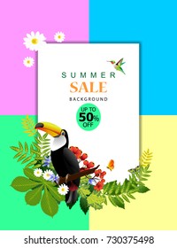 summer holiday backgrounds vectors